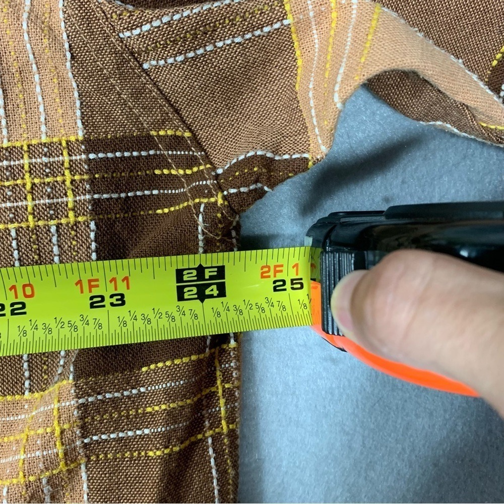 Y2K Veezo Wear Shirt Men's XL Short Sleeve Plaid Button Up Western Casual - Picture 14 of 15